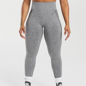 Charcoal Marl Gymshark Flex High-Waisted Leggings (Size S)